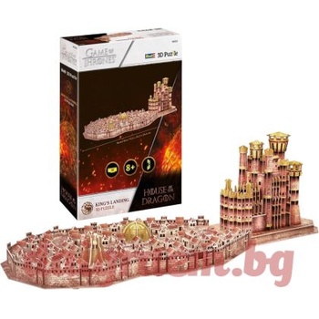 Revell 3D пъзел Revell 00225 - Къщата на Дракона, King′s Landing (R00225)
