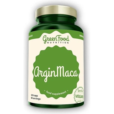GreenFood Nutrition ArginMaca 120 kapslí