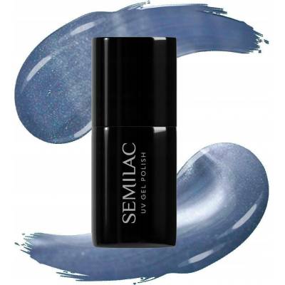 Semilac UV hybridní lak 665 Blueberry Gloss 7 ml