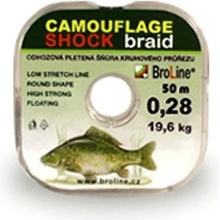 Broline CAMOUFLAGE SHOCK 50 m 0,28 mm 19,6 kg