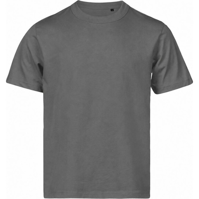 Tee Jays pánske krátkym rukávom Loose Fit svetlošedé