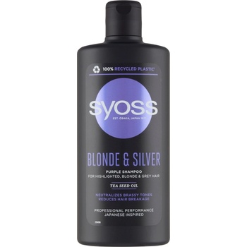 Syoss Blonde & Silver šampon pro zesvětlené, blond a šedé vlasy 440 ml