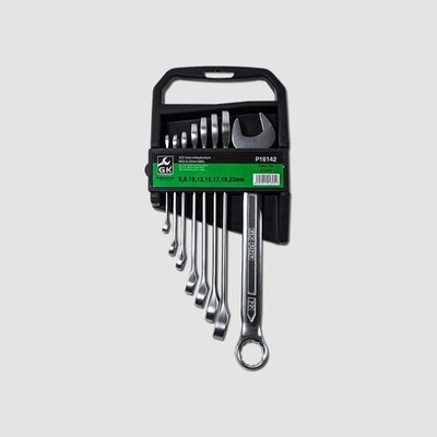 GK Tools sada očkoplochých klíčů, matné 6-22 mm 8 dílů P16142