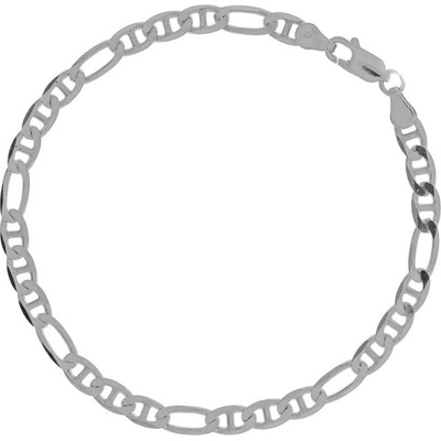 Argento Strieborný náramok - vzor Figaruchi, šírka 5 mm I5306