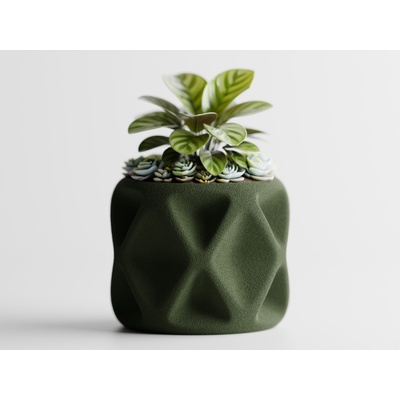 Кашпа Tervielle Малка, 120X125XH100mm - Тъмнозелен Mат
