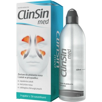 CLIN SIN med + irigator 16 ks + flasa