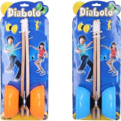 Mikro Trading Diabolo 11,5x13cm dřevěné tyčky