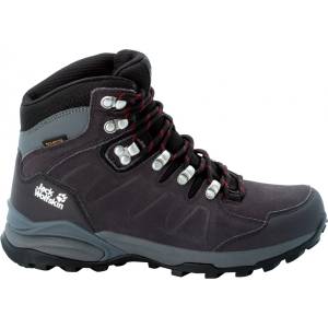 Jack Wolfskin Дамски туристически обувки Jack Wolfskin Women's Refugio Texapore Mid Walking boots - Dark Steel / Purple - размер 38 (EU) (119-0491-0214)