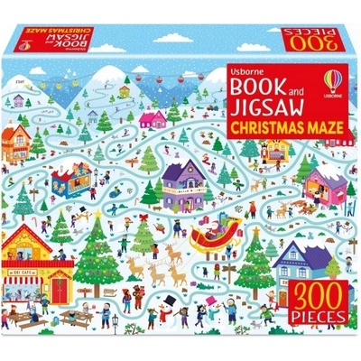 Usborne Book and Jigsaw Christmas Maze Usborne Publishing