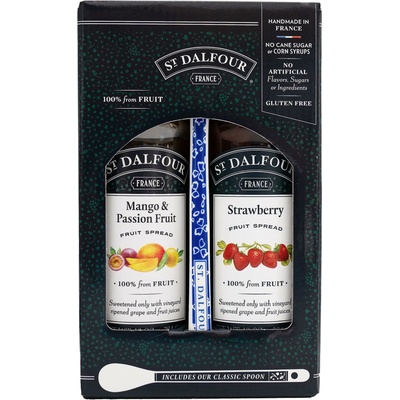 St. Dalfour 2pack ovocných nátierok a lyžička 568 g