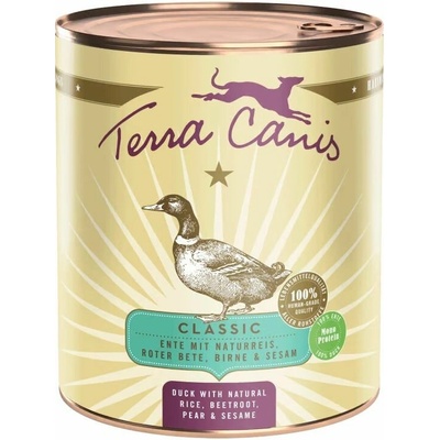 Terra Canis Duck with natural rice beetroot, pear & sesame 800 g