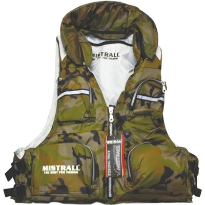 Mistrall Plávajúce Rybárska Vesta X1 Camo