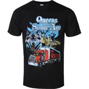 ROCK OFF Мъжка тениска Queens of the Stone Age - Wolf Skyline - ROCK OFF - QOTSATS37MB