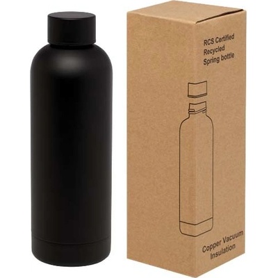 Spring RCS certifikovaná měděná vakuově izolovaná láhev 500 ml Černá