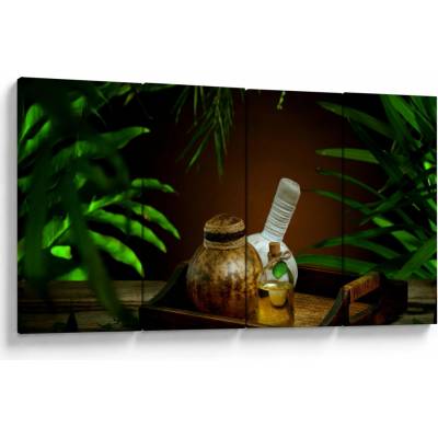 Obraz spa věcí, Čtyřdílný 160x80 cm