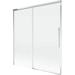Mexen Rox двукрилен плъзгащ се параван за вана 150 x 150 см, прозрачен, хром (8C9-150-001-01-00)