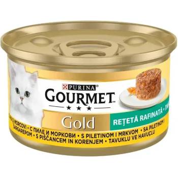 Purina Gourmet Gold Savoury Cake Chicken and Carrots мокра храна за котки пай с пиле и моркови 85gr