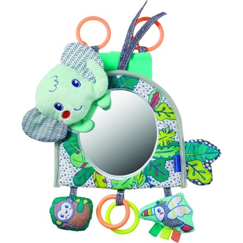 Infantino Бебешка играчка с огледало Infantino - Слонче (IN315068)