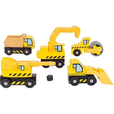 Multitoys Bigjigs Rail příslušenství vláčkodráhy Stavební stroje