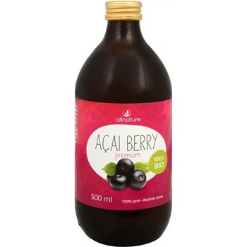 Allnature Acai Berry Bio pyré 500 ml