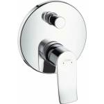 Hansgrohe Вграден смесител за вана-душ Hansgrohe Metris гланциран хром (31493000)