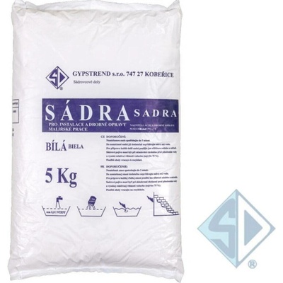 Sádra bílá – 5 kg