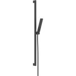 Hansgrohe Pulsify E - Комплект душ слушалка, прът и маркуч, EcoSmart+, черен мат 24381670 (24381670)