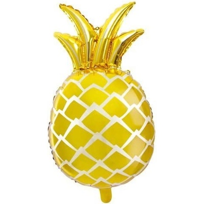 TORO BALÓNEK ANANAS 48X80 cm FÓLIE 3 ZÁVĚSNÉ OTVORYZLATÁ