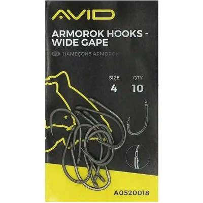 Avid Carp Armorok Hooks Wide Gape Barbless vel.6 10 ks