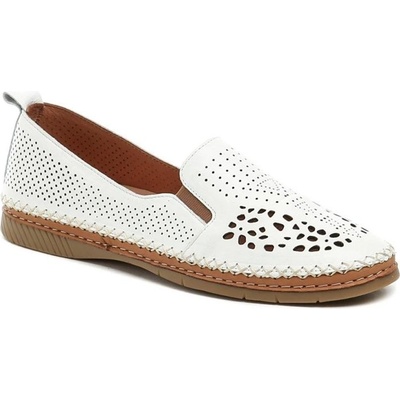 Wild 207V10135 bílé dámské mokasíny