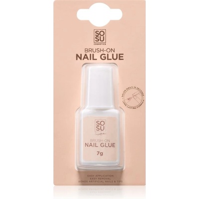 SOSU Cosmetics Brush-On Nail Glue lepidlo na nechty 7 ml