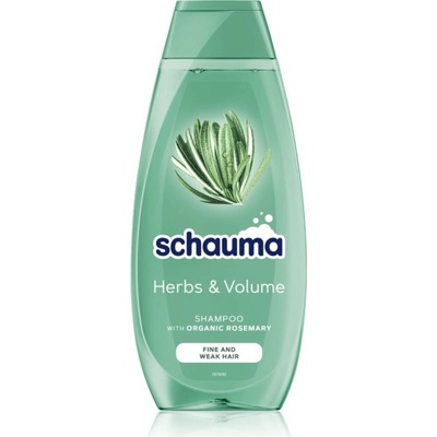 Schwarzkopf Schauma Herbs & Volume šampón pre jemné vlasy bez objemu 400 ml