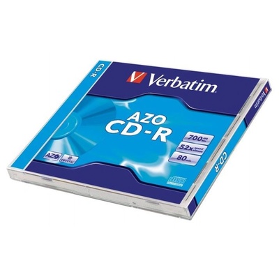 Verbatim CD-R AZO Crystal 700 MB 1 броя (023942433279)