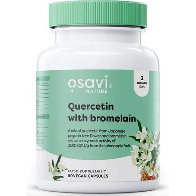 Osavi Quercetin with Bromelain Kvercetin s bromelainem 60 rostlinných kapsúl