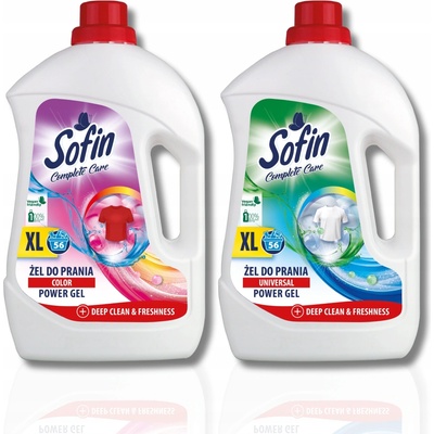 Sofin Gél na farebnú bielizeň Deep Clean Účinný a Výkonný 2 x 2,520 ml