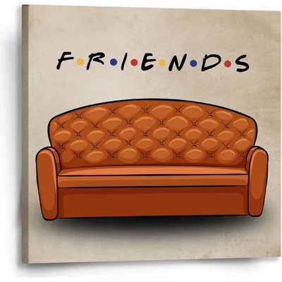 Sablio Obraz Seriál Priatelia FRIENDS Gauč - 50x50 cm