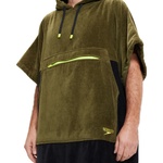 Speedo swim poncho unisex black/yellow m