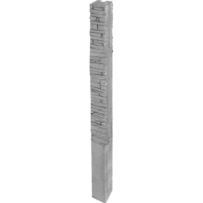 DITON Plotový systém QUICK WALL STONE Velikost: 15 × 15 × 290, Varianta: Quick wall stone - sloupek rohový 200 přírodní, Povrch: natur, reliéfní