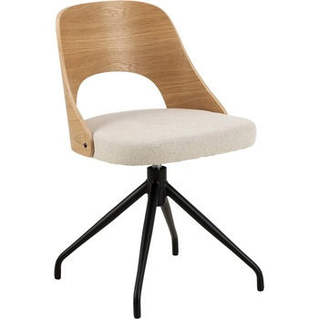 Actona Бежов/естествен трапезен стол Lucy - Actona (0000105594)