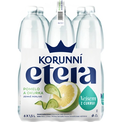 Korunní Etera Pomelo & Okurka 6 x 1,5 l