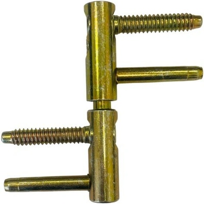 Meesenburg Nastaviteľný dverový záves - pre drevené dvere, priemer 14 mm, žlto pozinkovaný