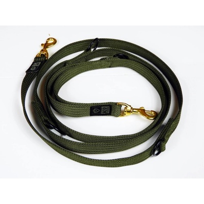 K9 Thorn Сваляща се каишка с предна дръжка, маслина (0039/20.OLV)