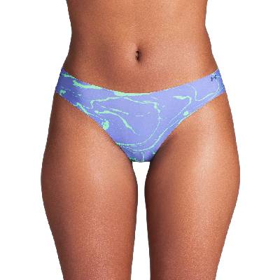 Бельо Under Armour Pure Stretch 3-Pack Printed No Show Thong Лилав Velikost XS