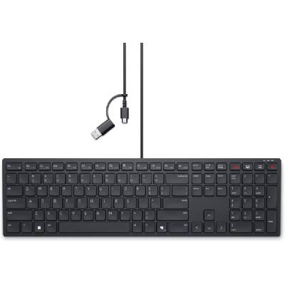Pro Wired Collaboration Keyboard - KB525C - US International (QWERTY) (580-BBSX)