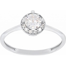 Brilio Silver strieborný zásnubný prsteň GR003W