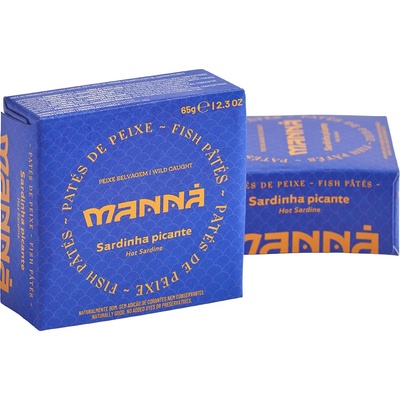 Manná Sardinková paštéta pikantná bezlepková 65 g