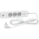 Schneider Electric 3 Plug + 2 USB Switch 3 m (ST943U3W)