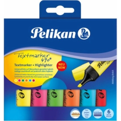 Pelikan 490 sada 6ks neonové barvy