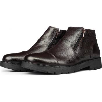 Ducavelli Мъжки боти от естествена кожа - Кафяви #316912 (316912_Кафяво)