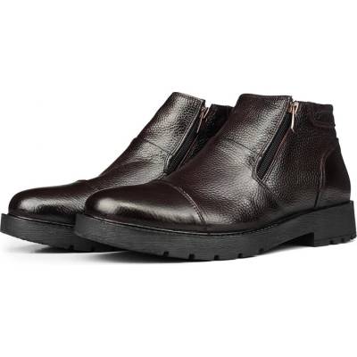 Ducavelli Мъжки боти от естествена кожа - Кафяви #316912 (316912_Кафяво)